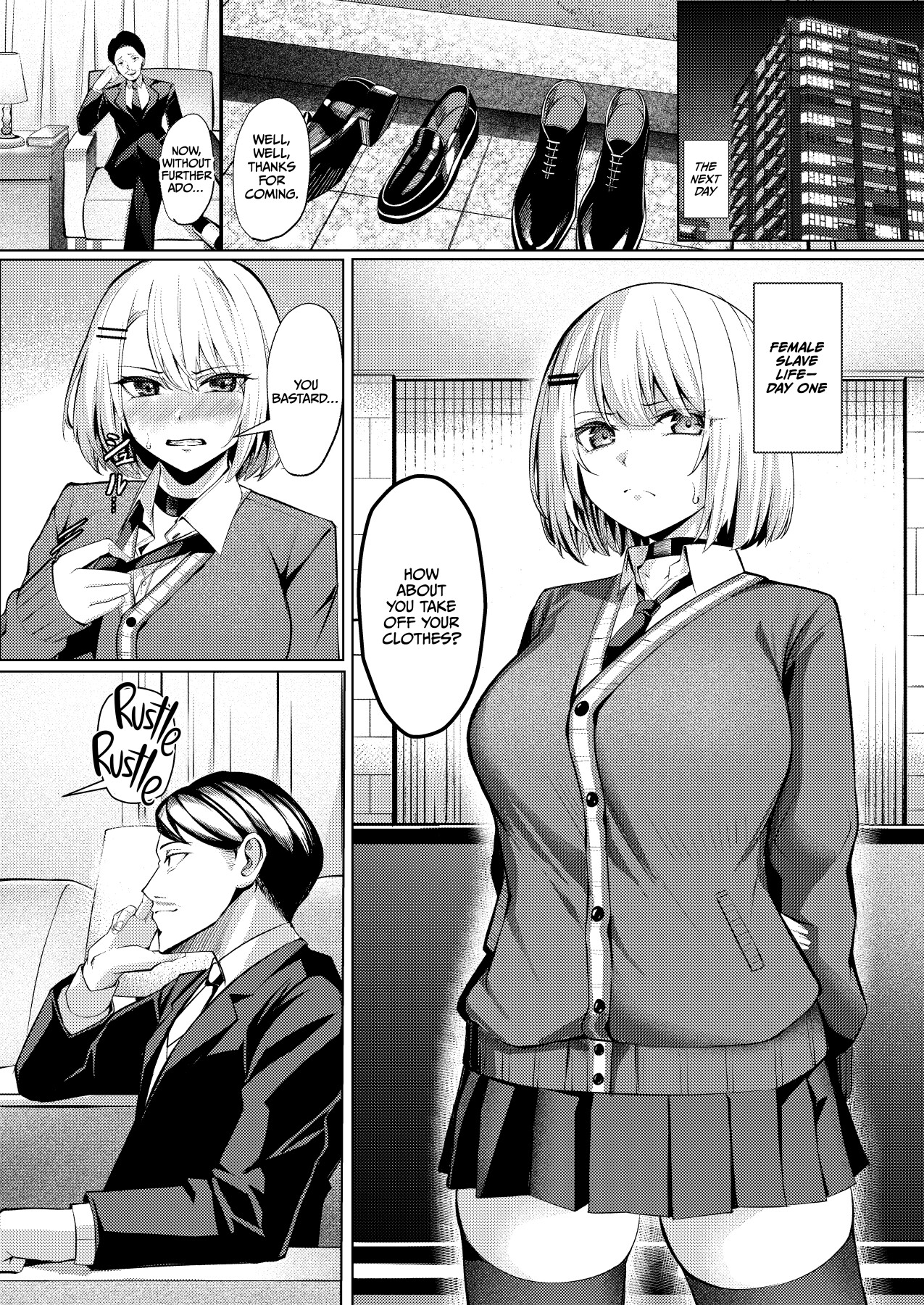 Hentai Manga Comic-The Story of a Delinquent Girl Getting Stolen Away and Becoming Captive to a Massive Cock-Read-11